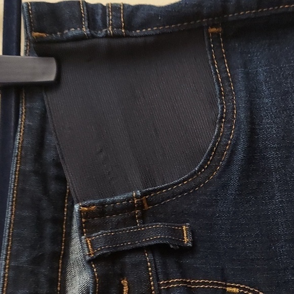 OLD NAVY Maternity Side Panel Dark Wash Skinny Jeans - Picture 6 of 13